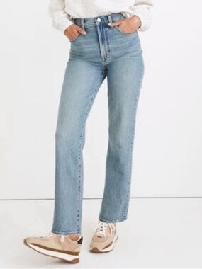 Madewell Perfect Vintage Straight Crop Jean Size 25